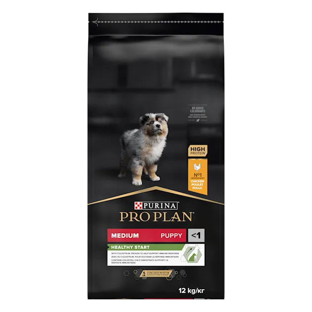 Medium Puppy Healthy Start Torrfoder med Kyckling - 12 kg - Purina Pro Plan