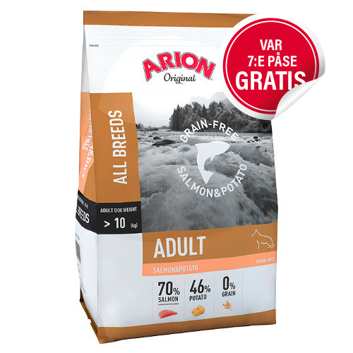 Grain Free Salmon & Potato hundfoder - 12 kg - Arion