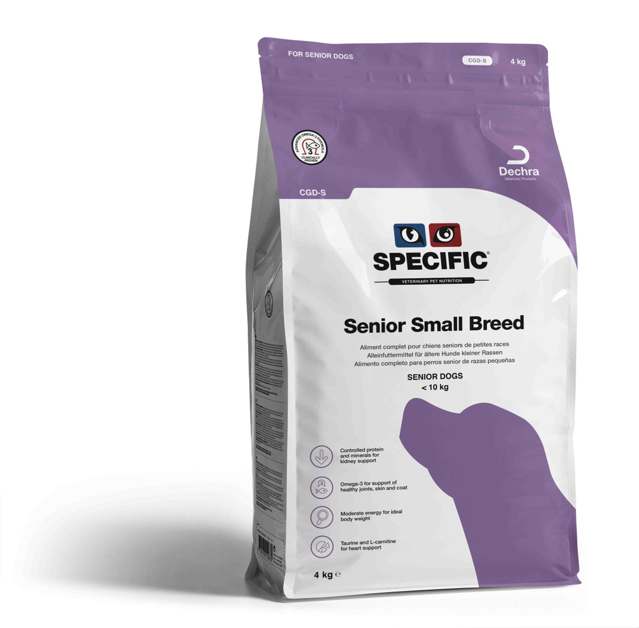 Senior Small Breed CGD-S hundfoder - 4 kg - Specific