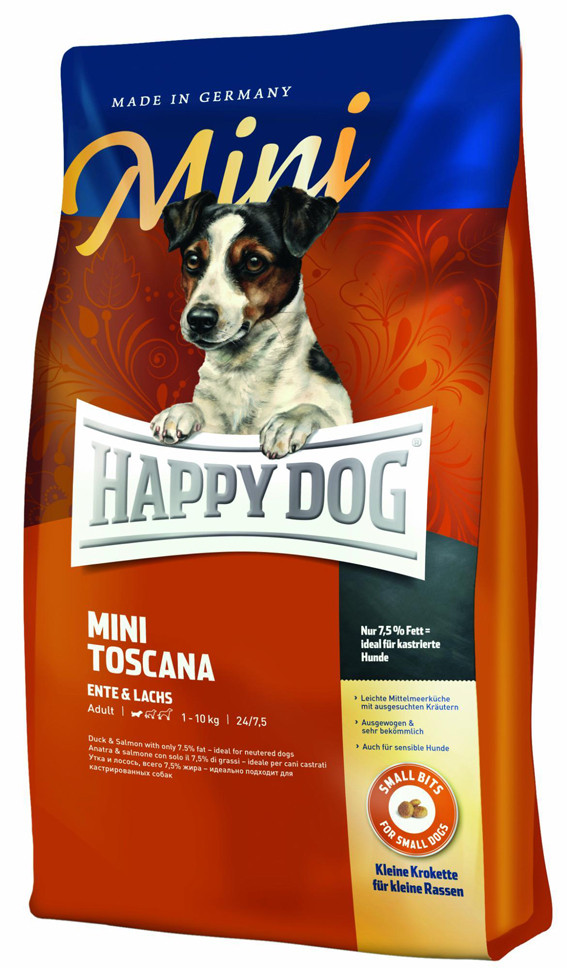 Sensitive Mini Toscana Hundfoder - 4 kg - HappyDog