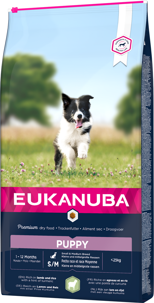 Dog Puppy & Junior Small/Medium Lamb & Rice - 2,5 kg - Eukanuba