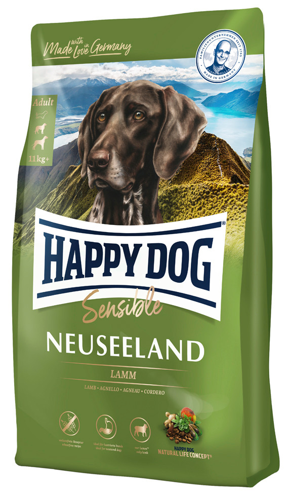 Sensible Neuseeland Hundfoder - 4 kg - HappyDog