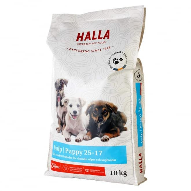Hundfoder Valp - 10 kg - Halla Pet Food