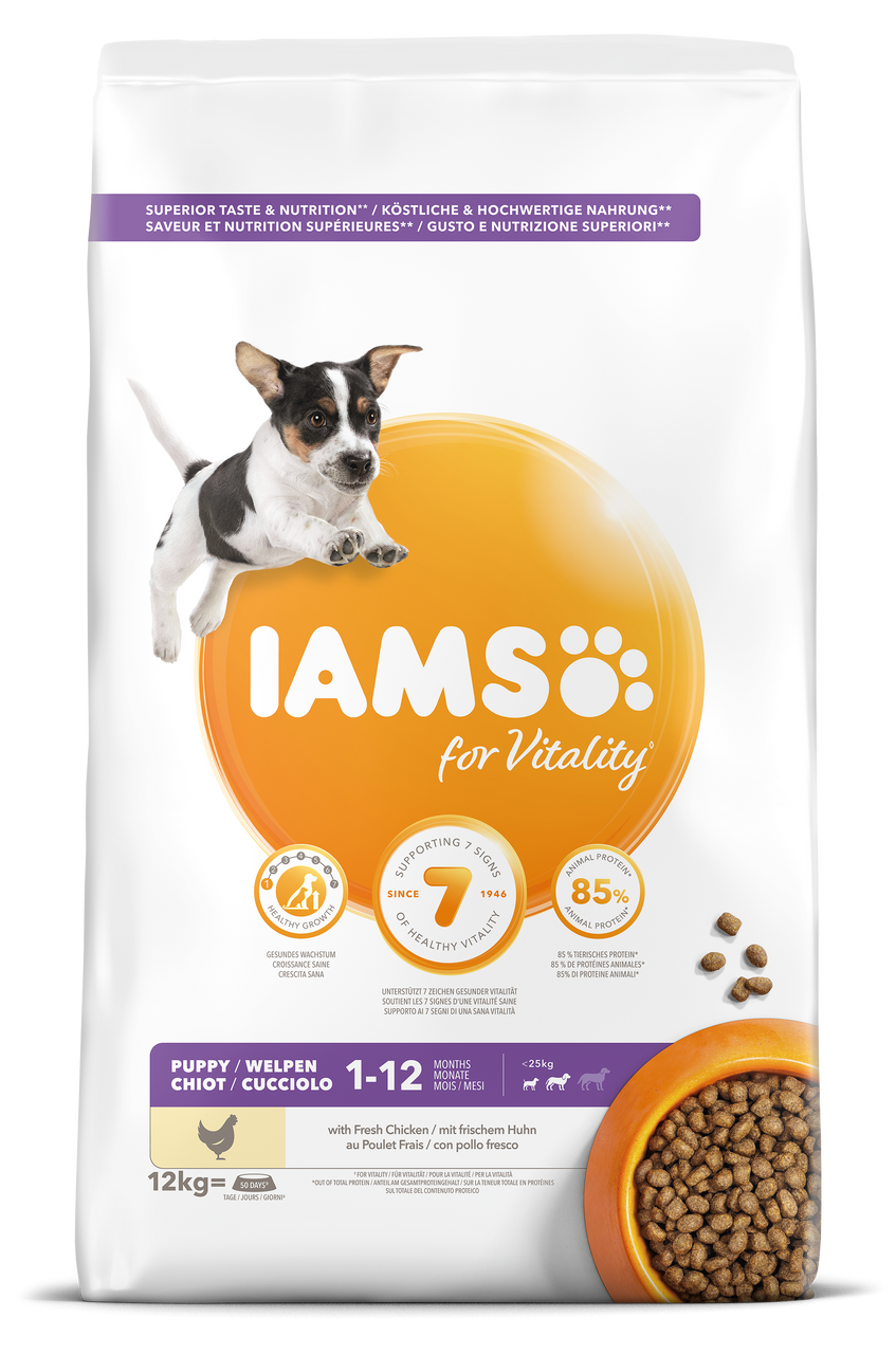 Dog Puppy Small & Medium - 12 kg - Iams