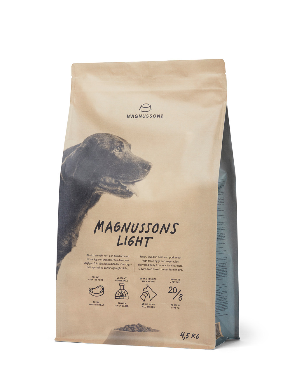 Light, Hundfoder - 4,5 kg - Magnussons