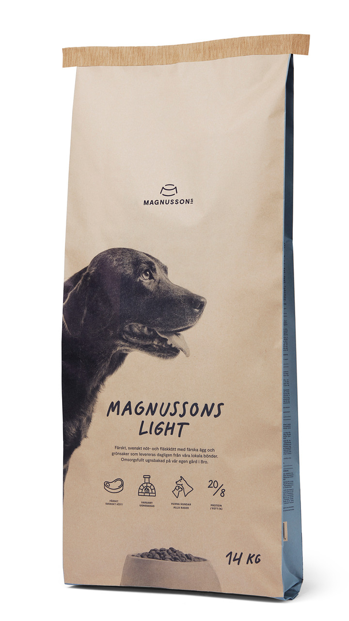 Light, Hundfoder - 14 kg - Magnussons