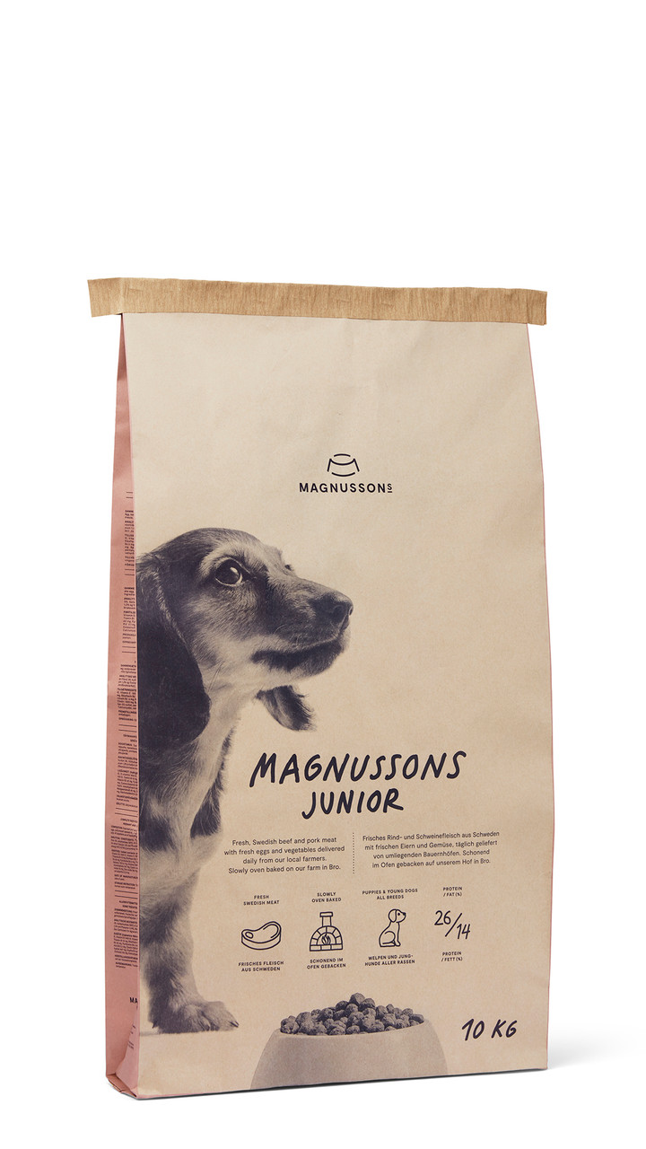 Junior, Hundfoder - 10 kg - Magnussons