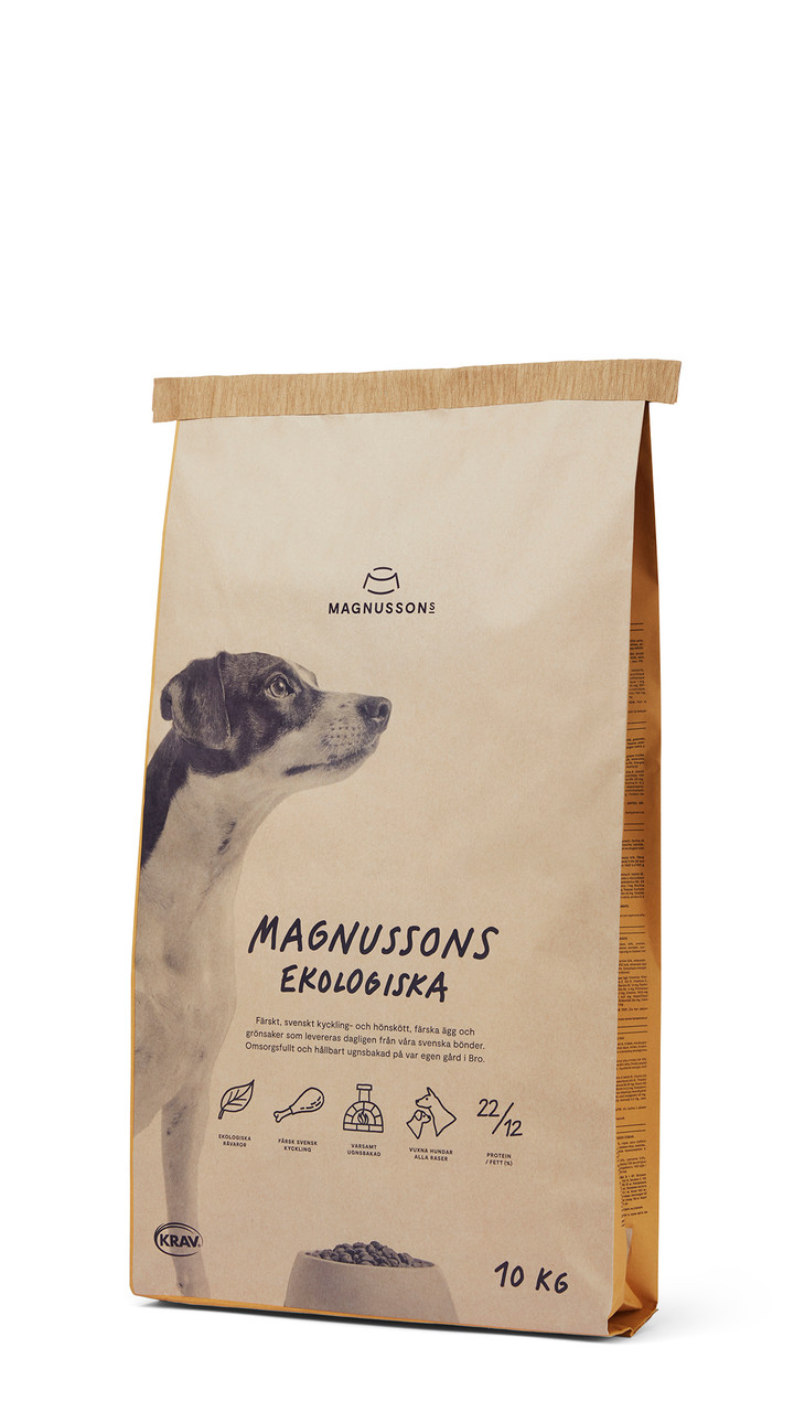 Ekologiskt Hundfoder - 10 kg - Magnussons
