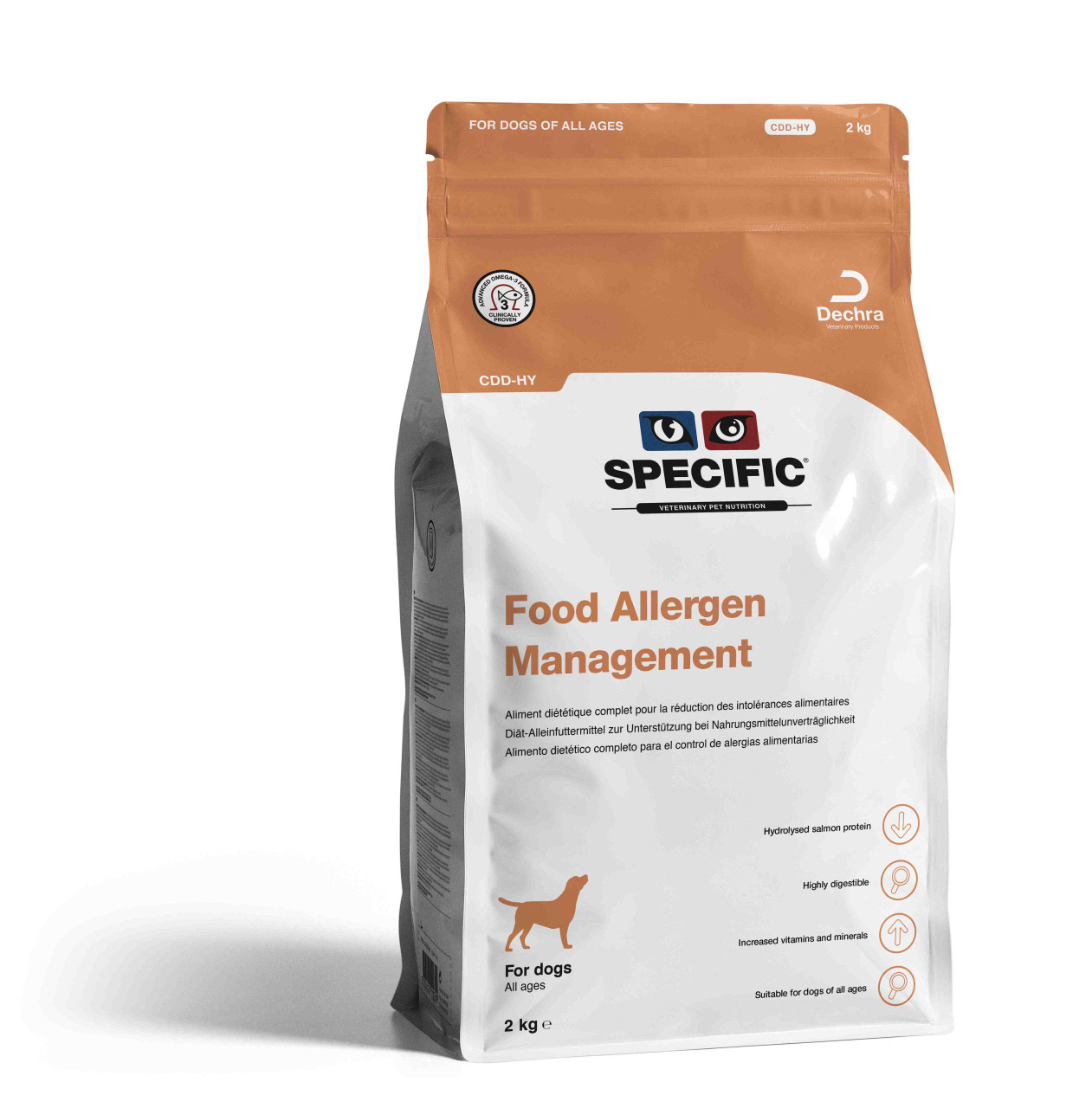 Food Allergy Management CDD-HY hundfoder - 2 kg - Specific