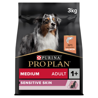Medium Adult Sensitive Skin Salmon hundfoder - 3 kg - Purina Pro Plan