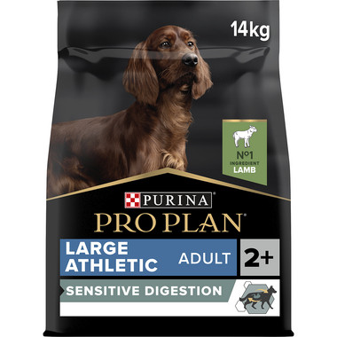 Large Athletic Adult Sensitive Digestion Lamb hundfoder - 14 kg - Purina Pro Plan