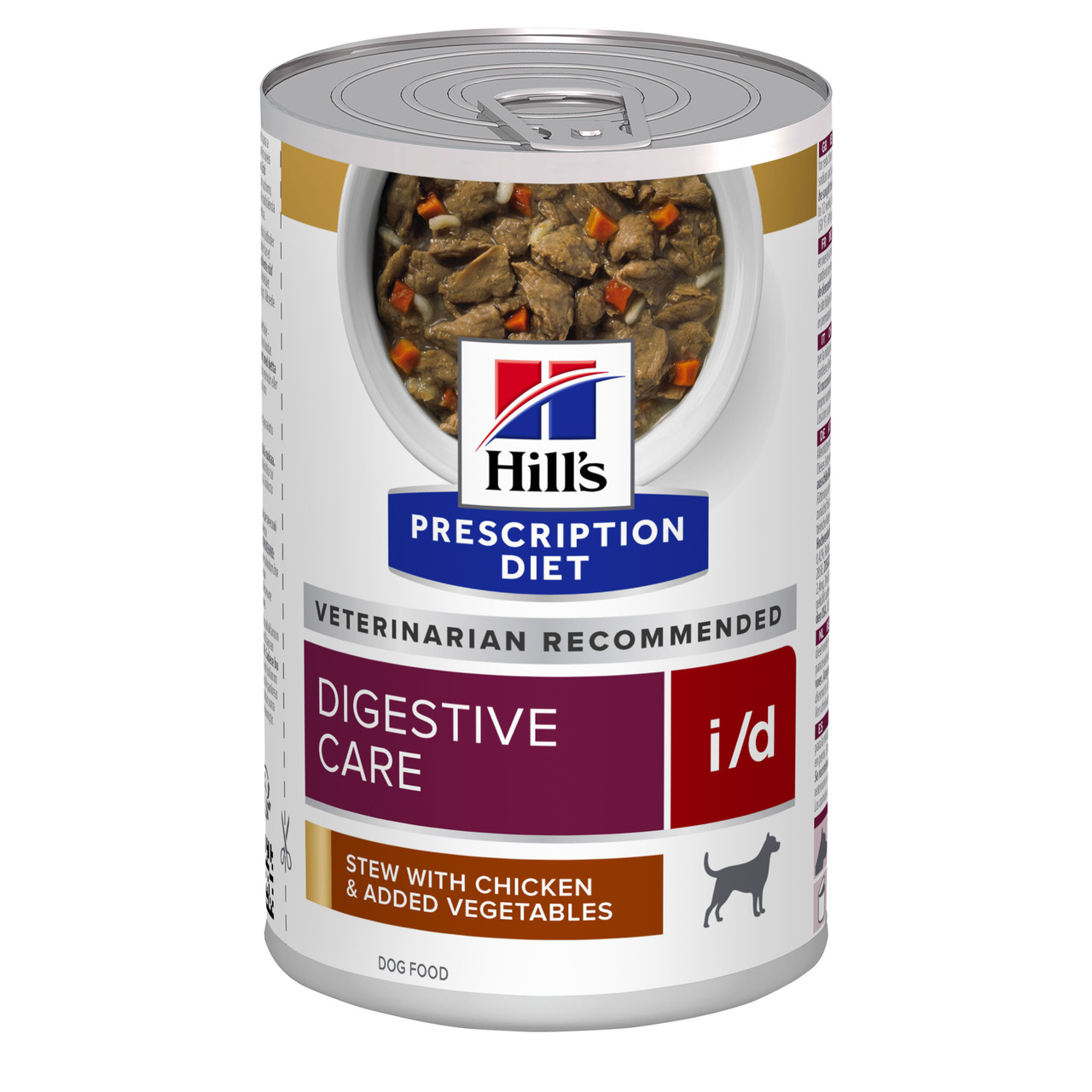 Prescription Diet i/d Digestive Care Stew med Kyckling &  Grönsaker Hundfoder - 12 st x 354 g - Hill’s