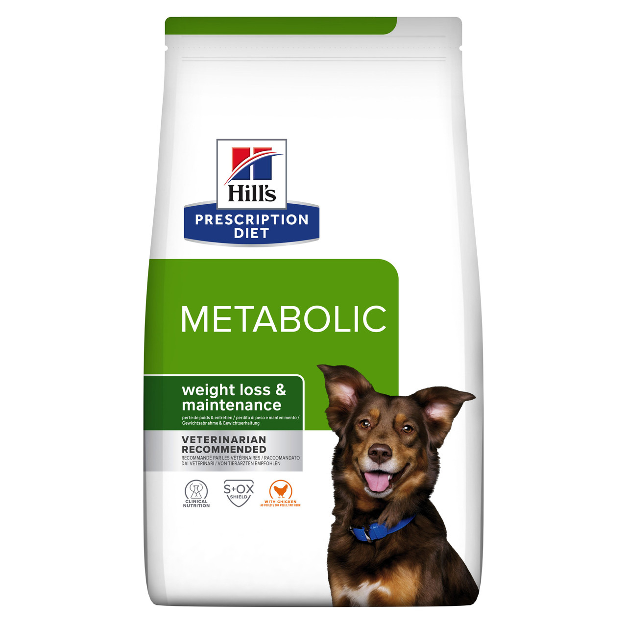 Prescription Diet Metabolic Weight Management Torrfoder till Hund med Kyckling - 4 kg - Hill’s