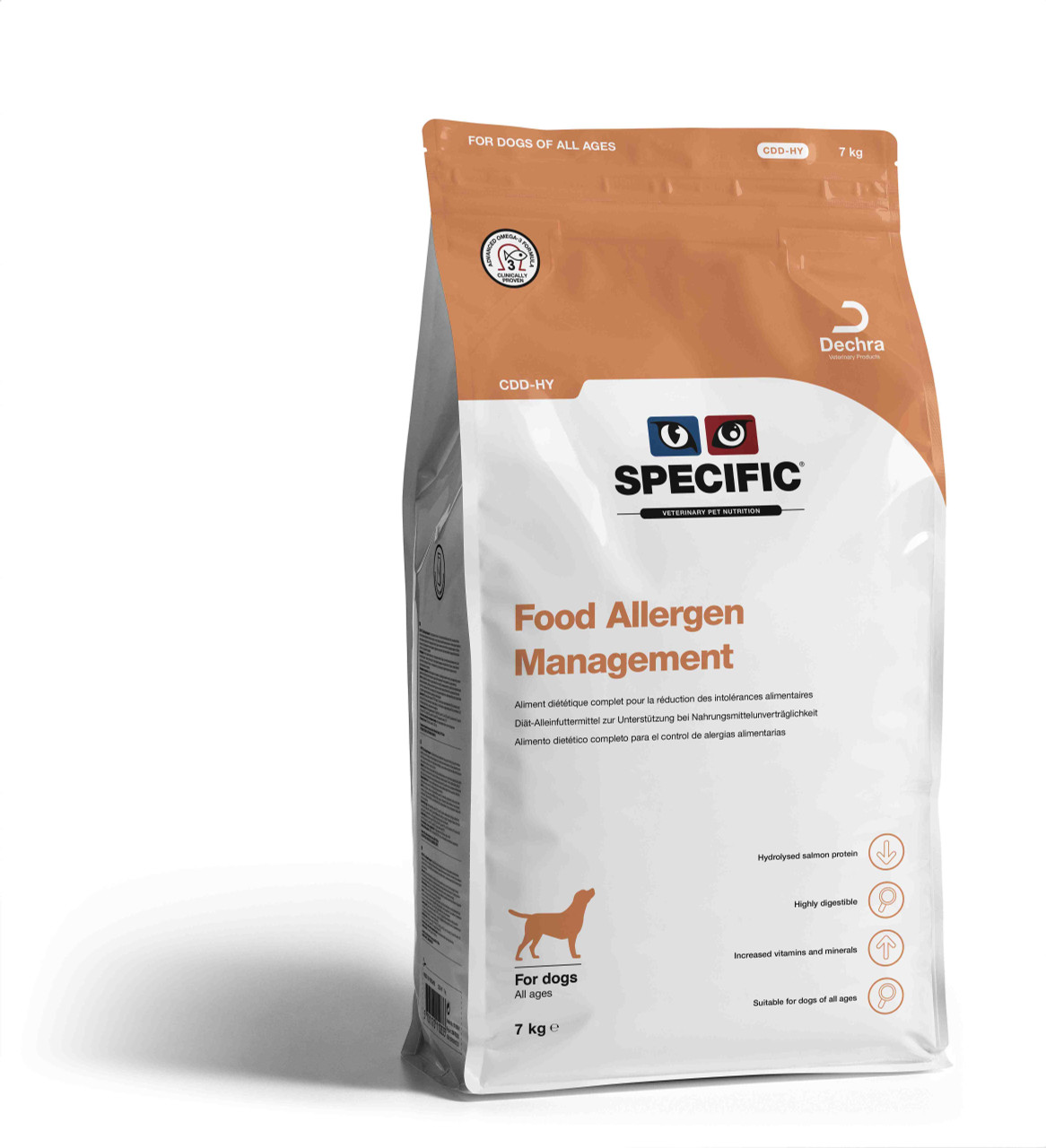 Food Allergy Management CDD-HY hundfoder - 7 kg - Specific