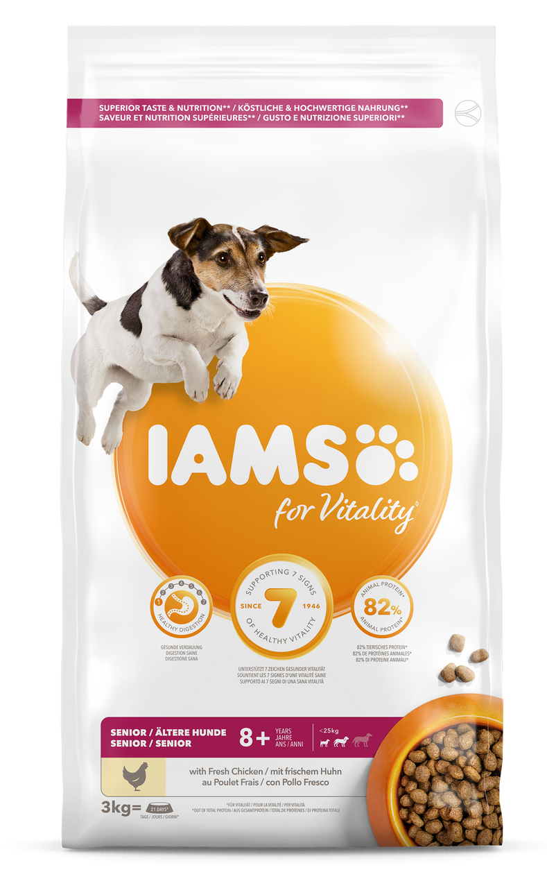 Dog Senior Small & Medium - 3 kg - Iams