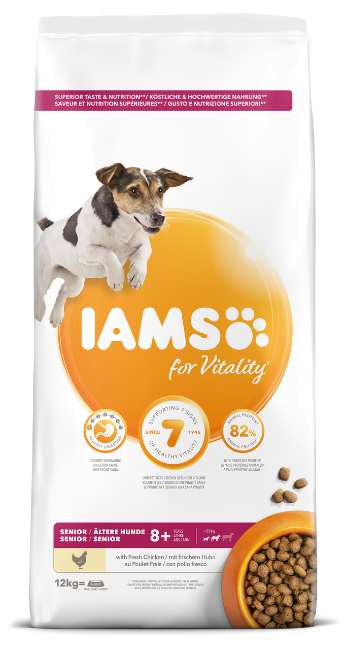 Dog Senior Small & Medium - 12 kg - Iams