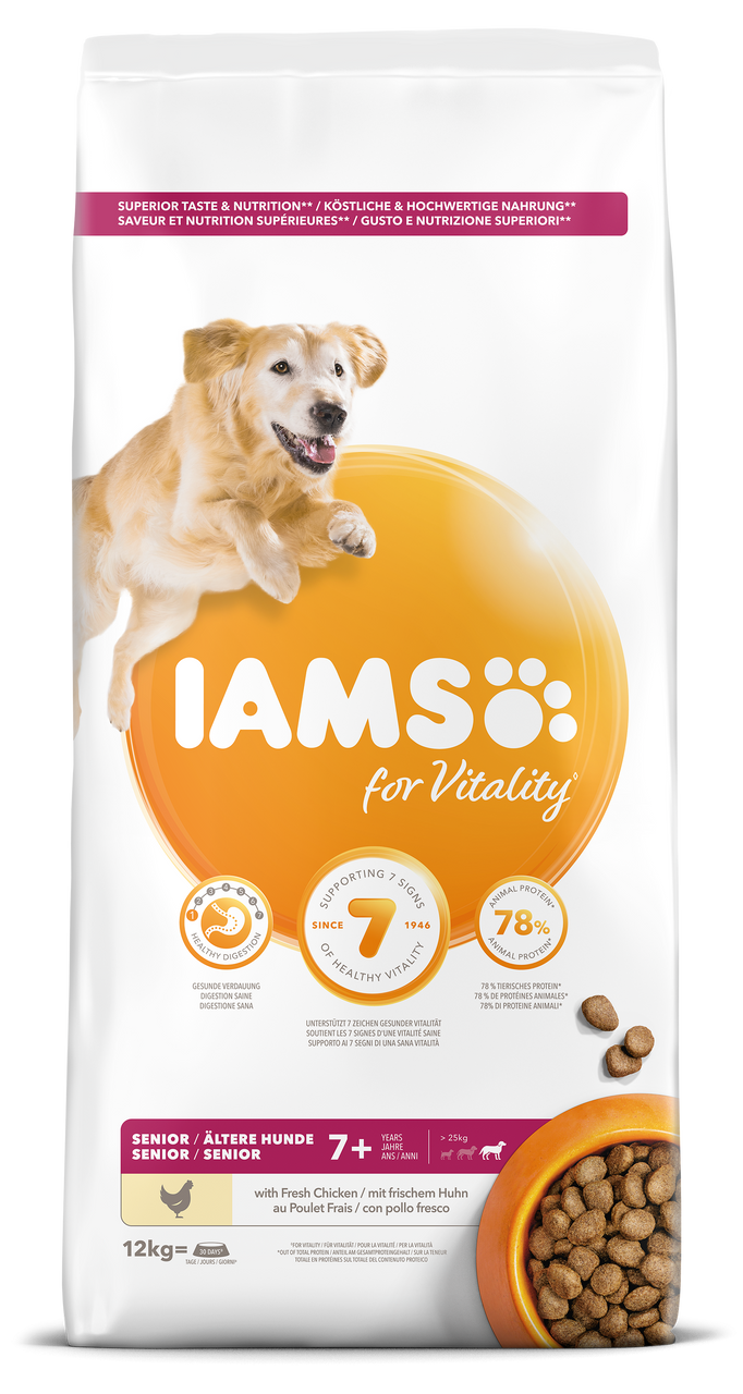 Dog Large Senior - 12 kg - Iams