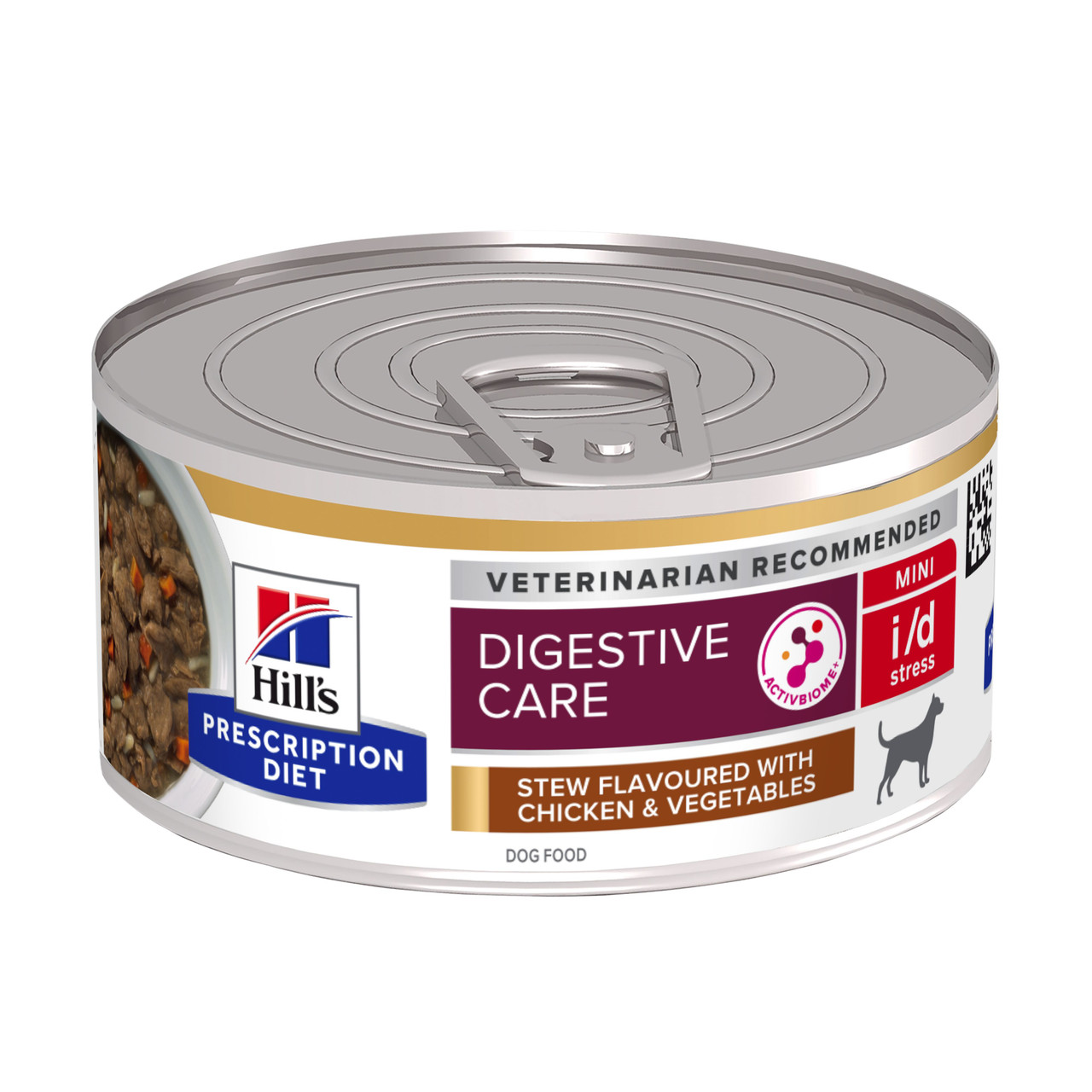 Prescription Diet i/d Digestive Care Stress Mini Stew Hundfoder med Kyckling & Grönsaker - 24 st x 156 g - Hill’s