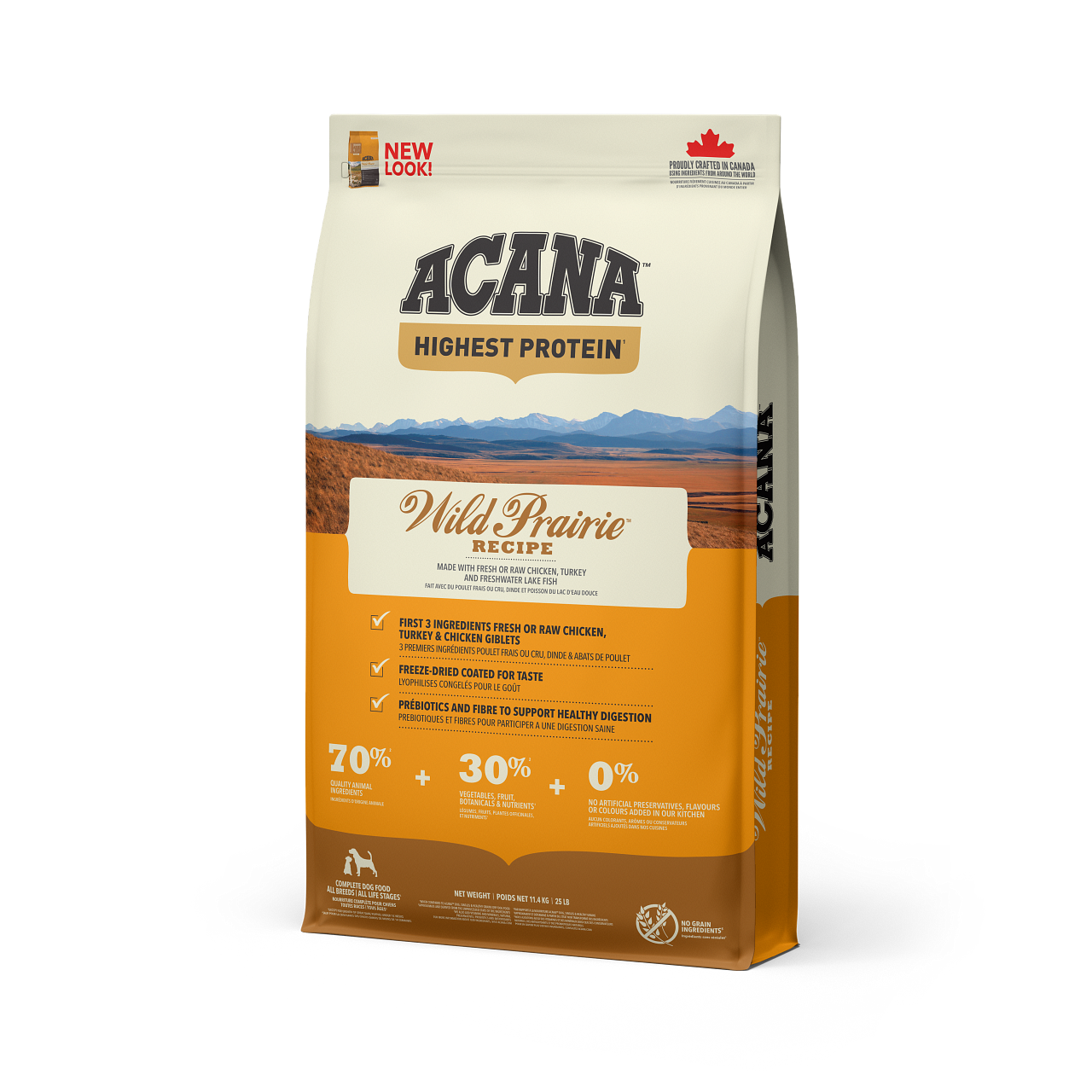 Torrfoder Wild Prairie till Hund - 11,4 kg - Acana