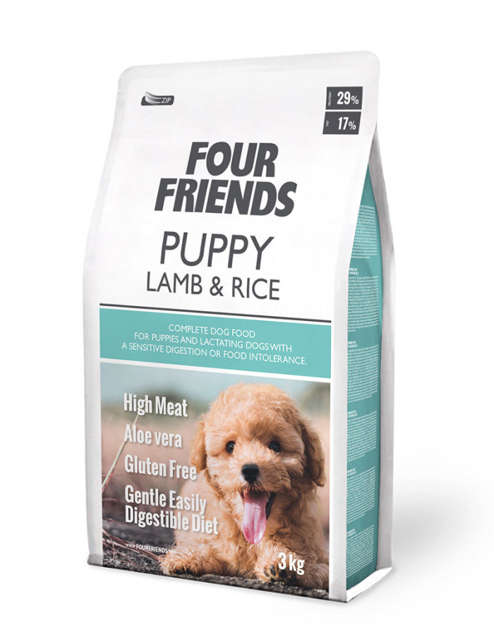 Lamb & Rice Valpfoder - 3 kg - FourFriends
