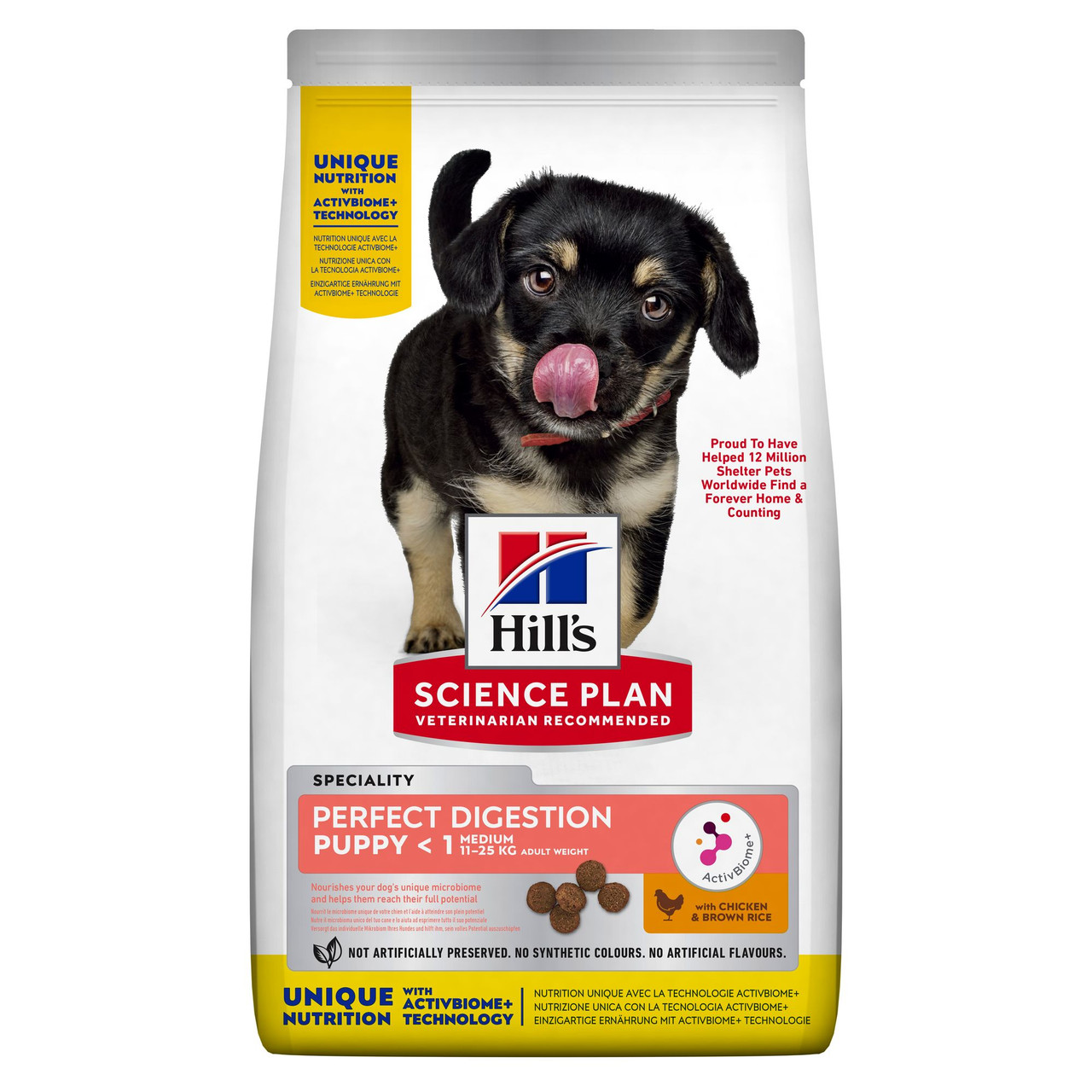 Perfect Digestion Medium Puppy Chicken & Brown Rice - 2,5 kg - Hill’s