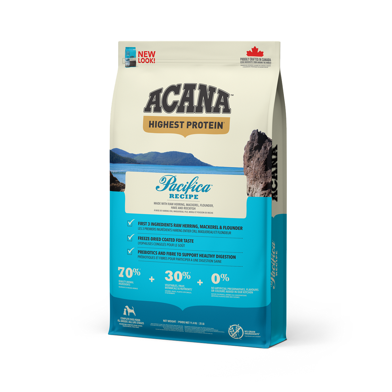 Torrfoder Pacifica till Hund - 11,4 kg - Acana