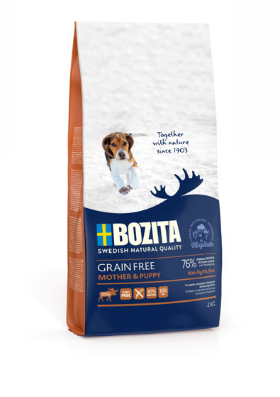 Grain Free Mother & Puppy Elk Hundfoder - 2 kg - Bozita