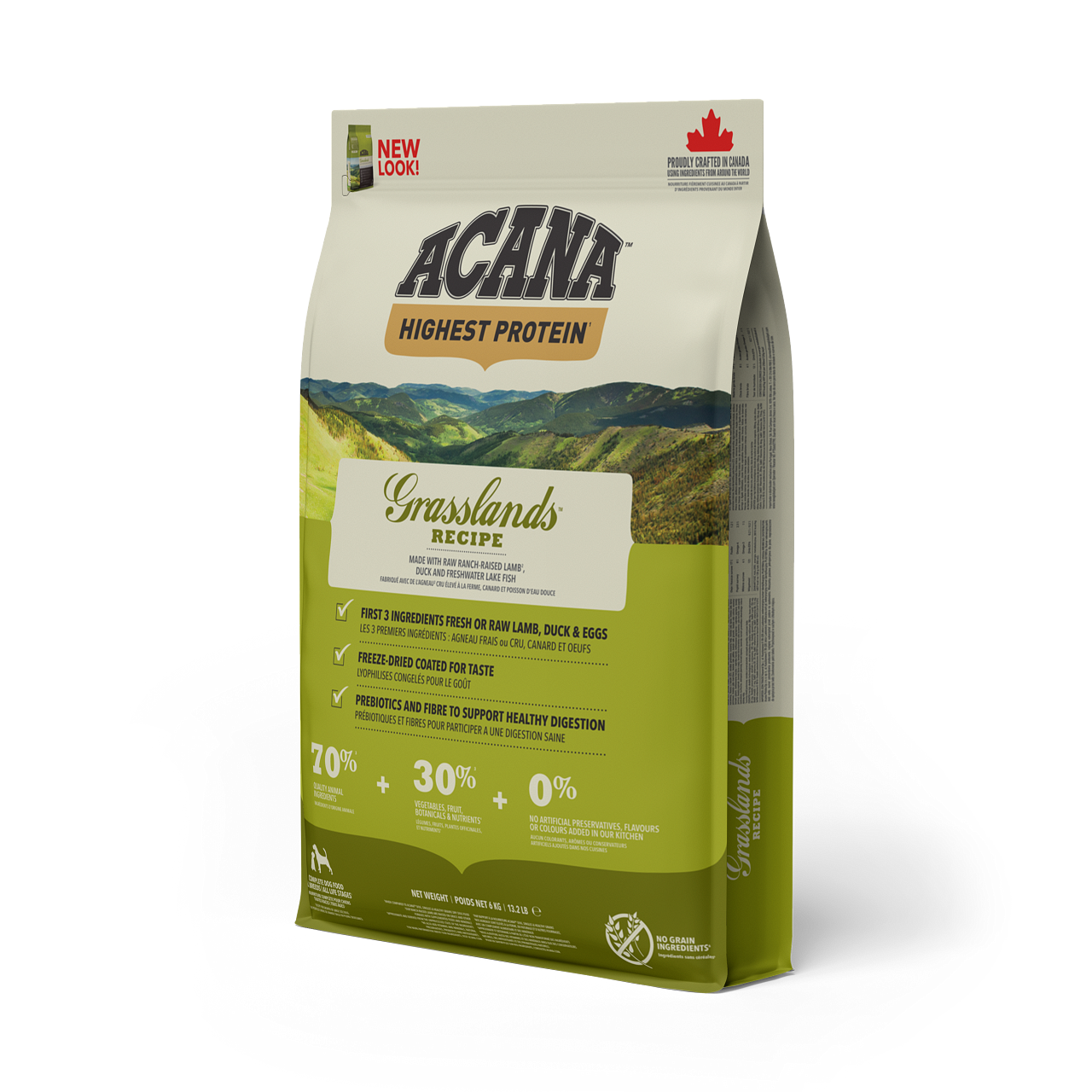 Dog Grasslands Torrfoder - 6 kg - Acana
