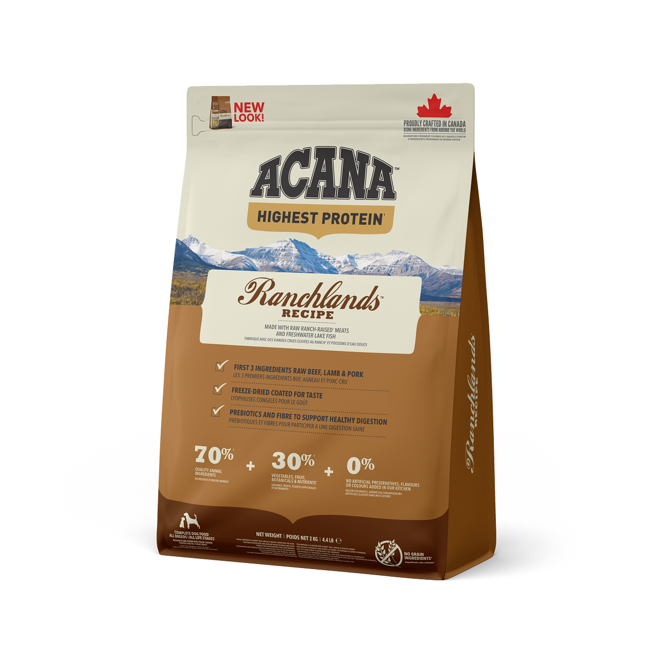 Torrfoder Ranchlands till Hund - 2 kg - Acana