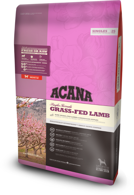 Dog Grass-Fed Lamb Torrfoder - 11,4 kg - Acana