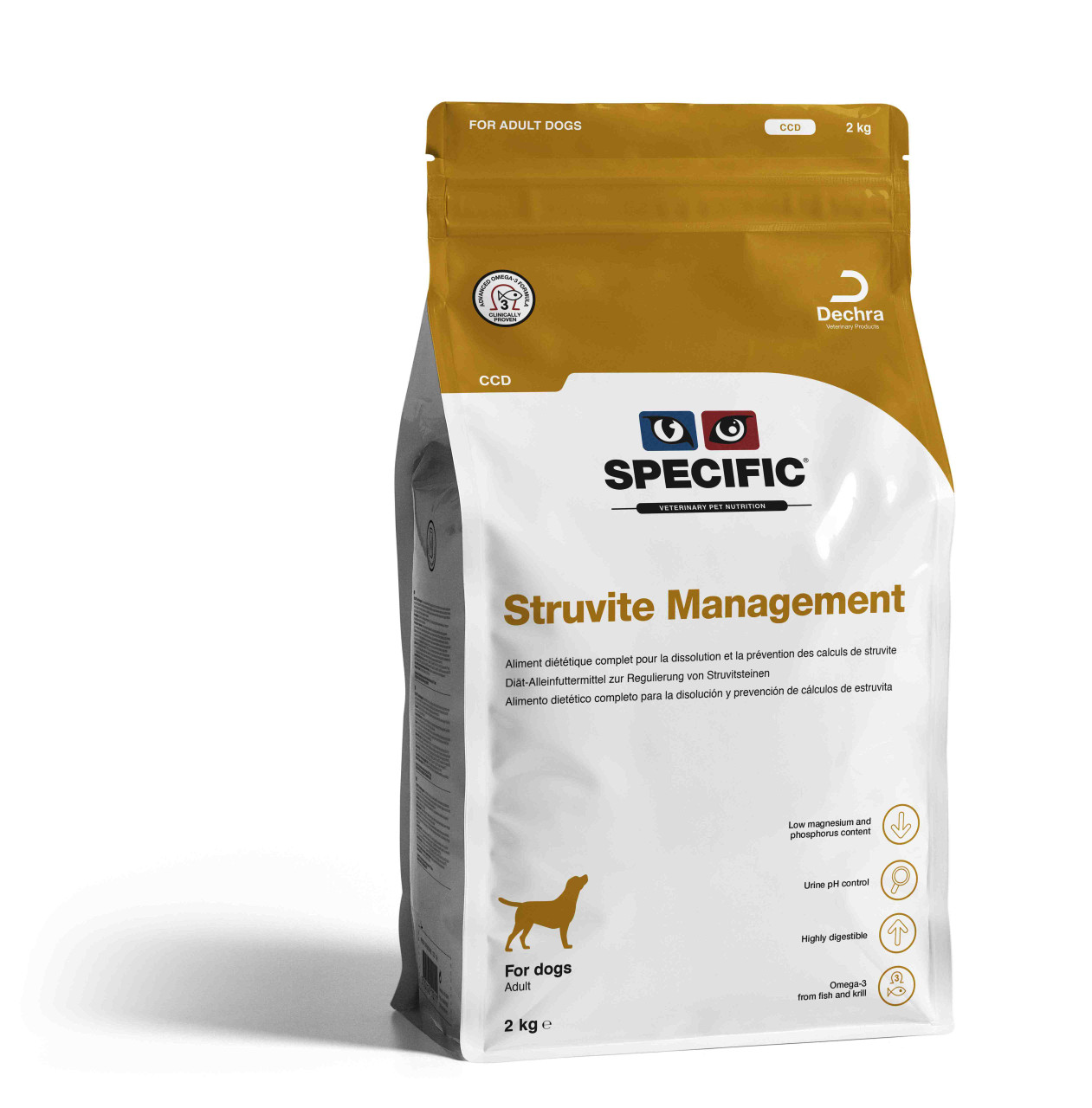 Struvite Management CCD hundfoder - 2 kg - Specific