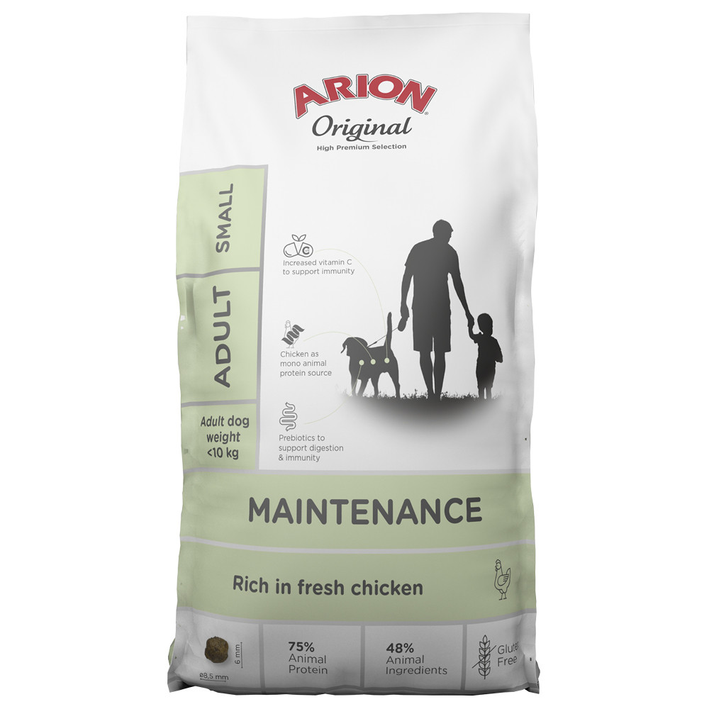 Original Maintenance Small Torrfoder för Hundar - 7 kg - Arion