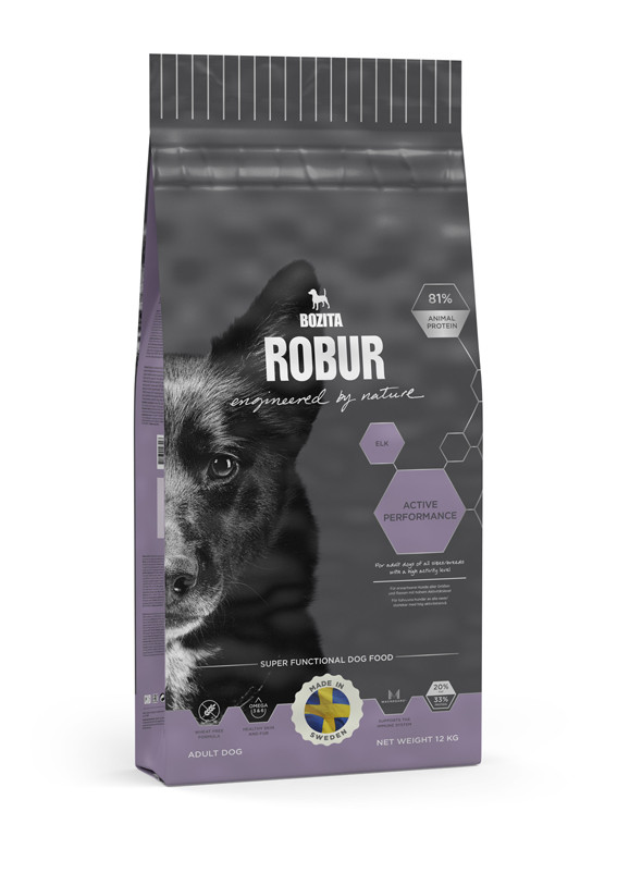 Active Performance Hundfoder - 12 kg - Bozita Robur