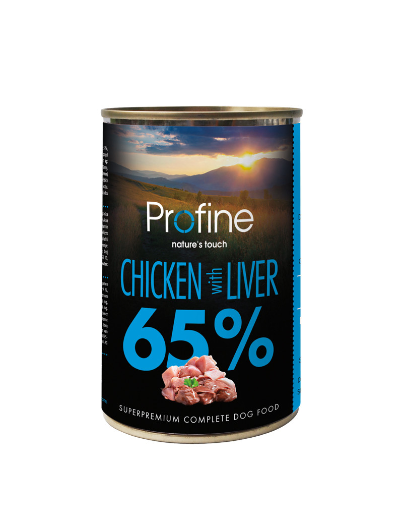 Chicken & Liver Våtfoder till Hund - 6 x 400 g - Profine