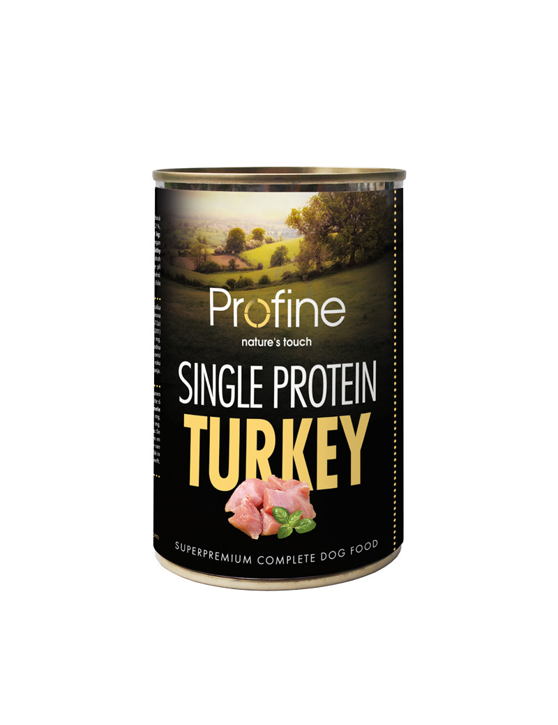 Single Protein Turkey Våtfoder till Hund - 6 x 400 g - Profine
