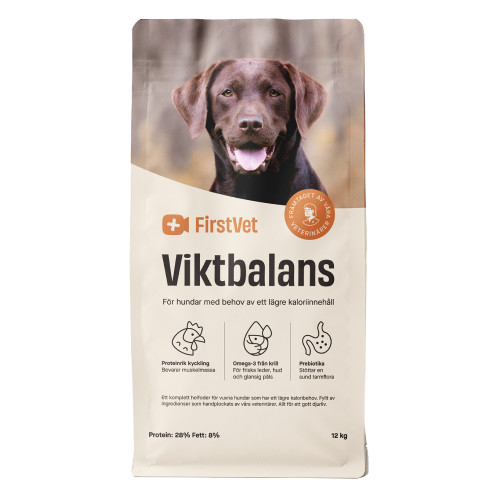 FirstVet Viktbalans - för hundar med behov av ett lägre kaloriinnehåll - 12 kg - FirstVet