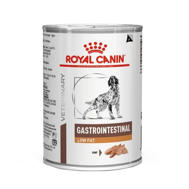 Veterinary Diets Gastrointestinal Low Fat Loaf Can Hundfoder - 12 x 200 g - Royal Canin Veterinary Diets