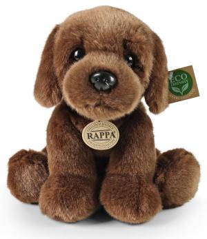 Gosedjur Labrador, brun (sittande) - Rappa Toys