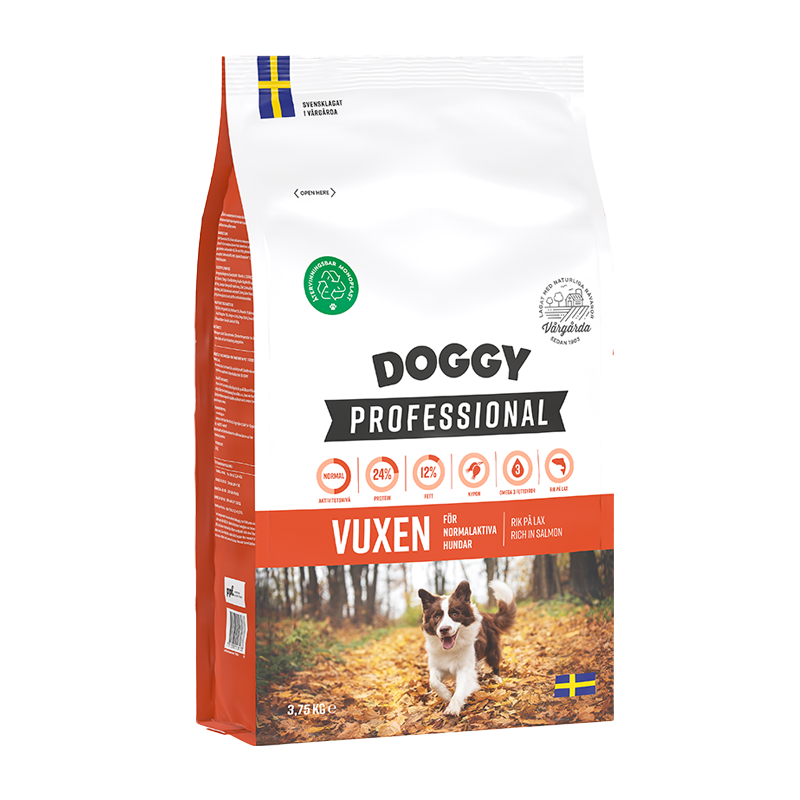 Professional Vuxen Hundfoder - 3,75 kg - Doggy