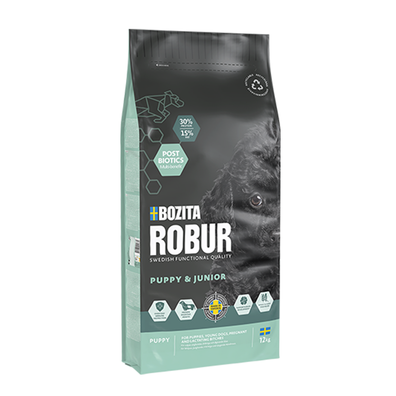 Puppy & Junior för hund - 3,25 kg - Bozita Robur