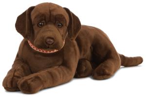 Gosedjur Labrador, brun (Stort Mjukisdjur) - Keycraft Living Nature