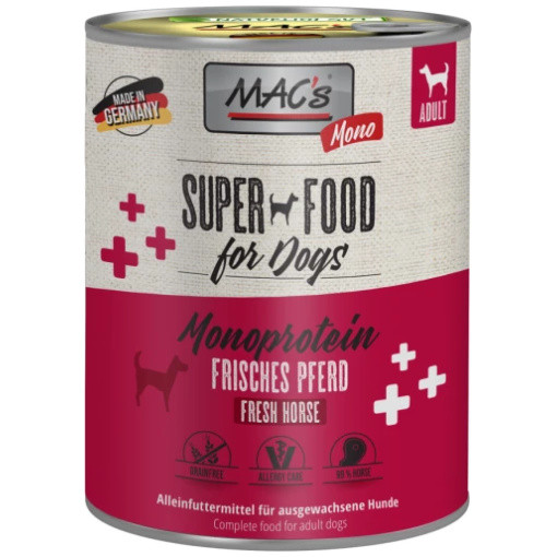 Monoprotein Sensitive Häst Våtfoder för Hund - 6 x 400 g - Aveo