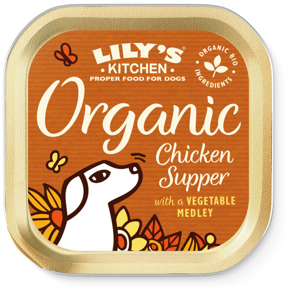 Ekologiskt Våtfoder med kyckling för Hundar - 11 x 150 g - Lilys kitchen