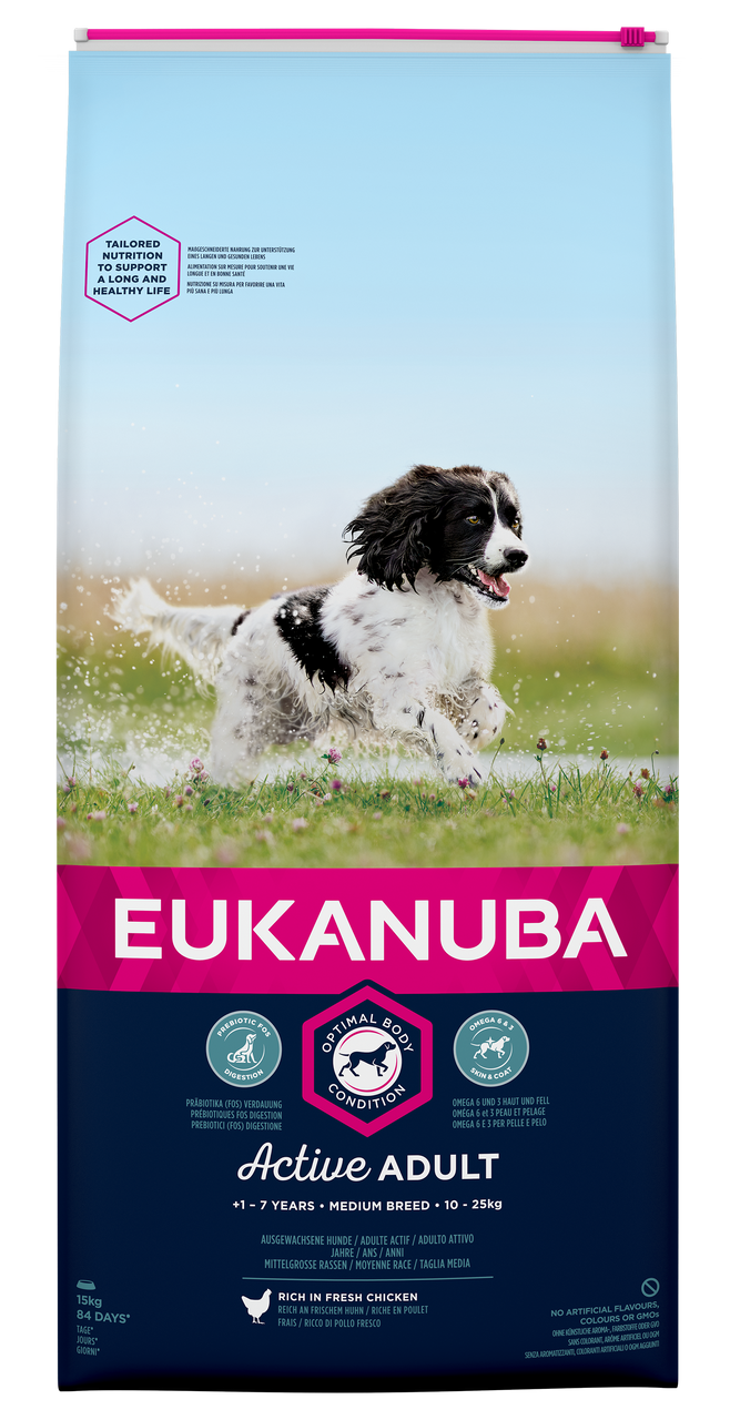 Dog Adult Medium - 15 kg - Eukanuba