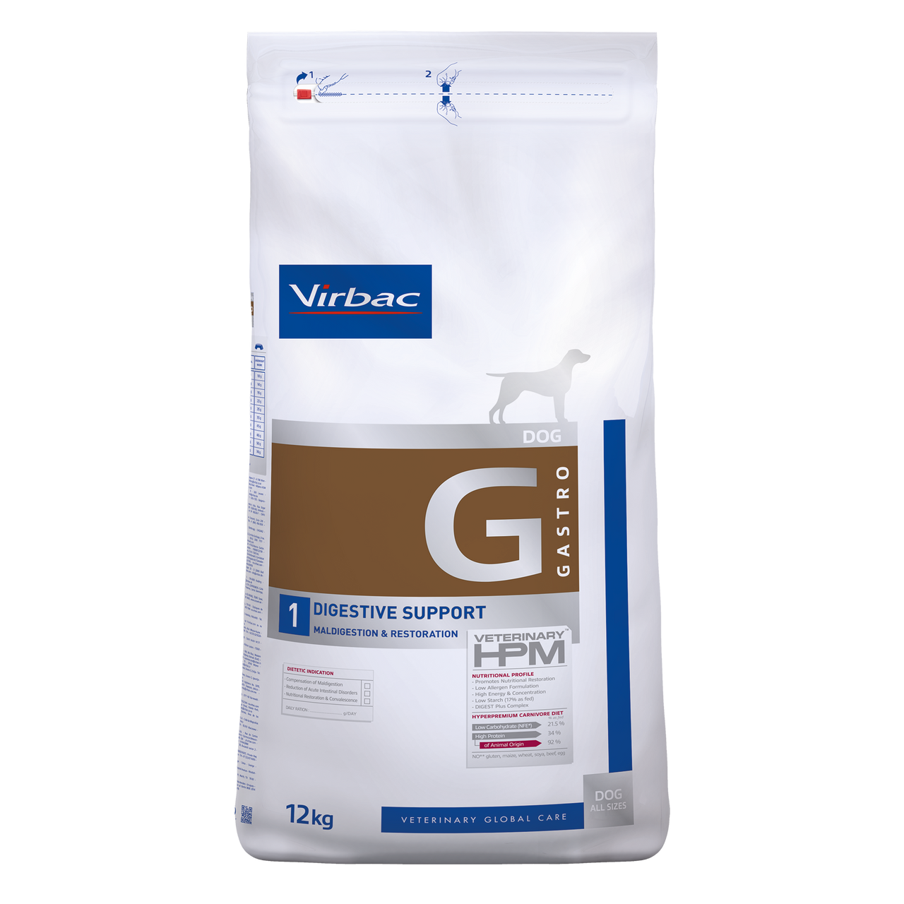 Gastro 1 Hundfoder - 12 kg - Virbac