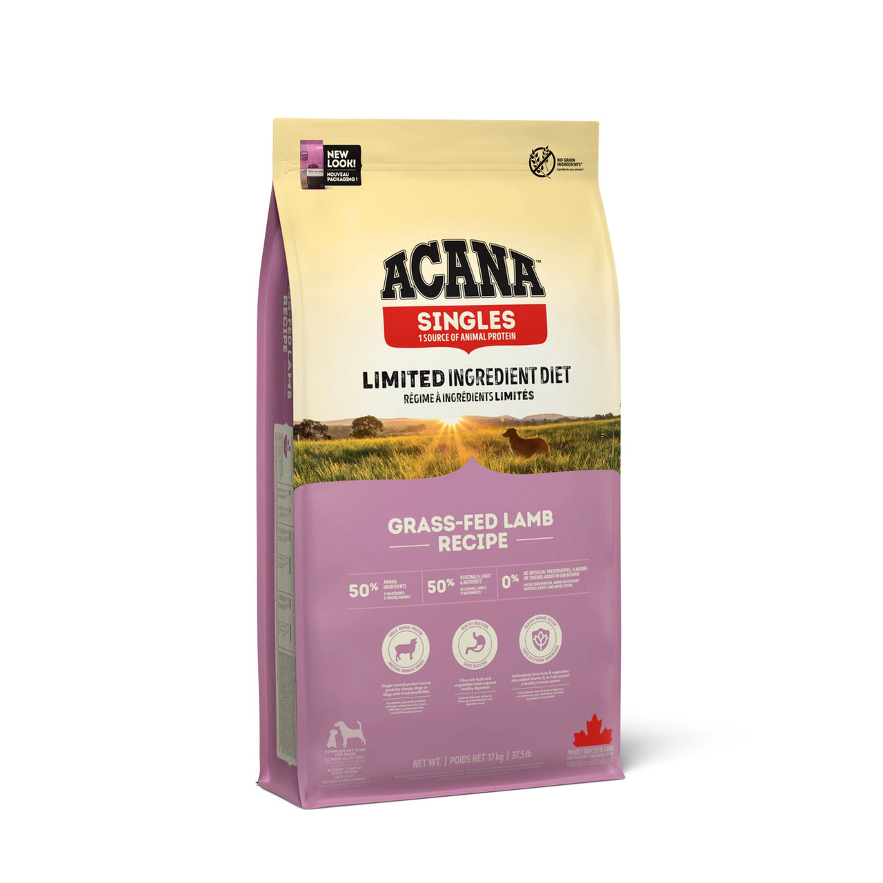 Dog Grass-Fed Lamb Torrfoder - 2 kg - Acana