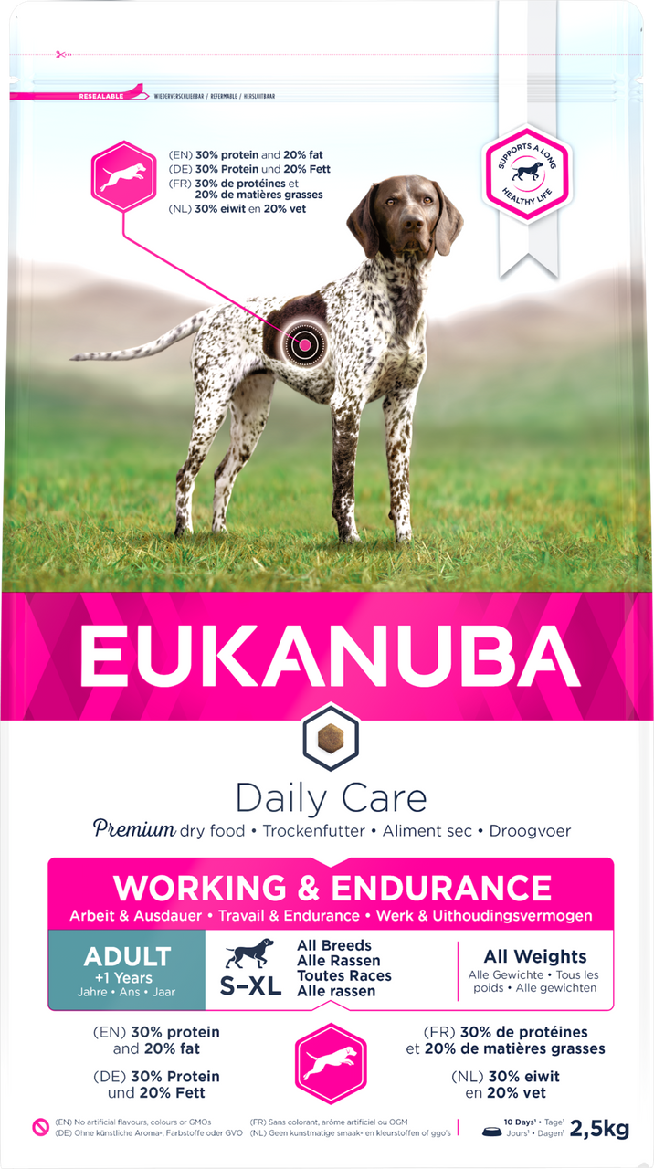 Dog Adult Working & Endurance - 15 kg - Eukanuba