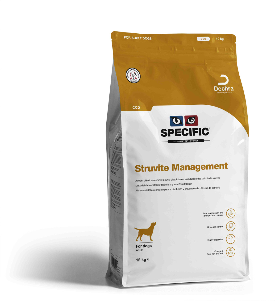 Struvite Management CCD hundfoder - 12 kg - Specific