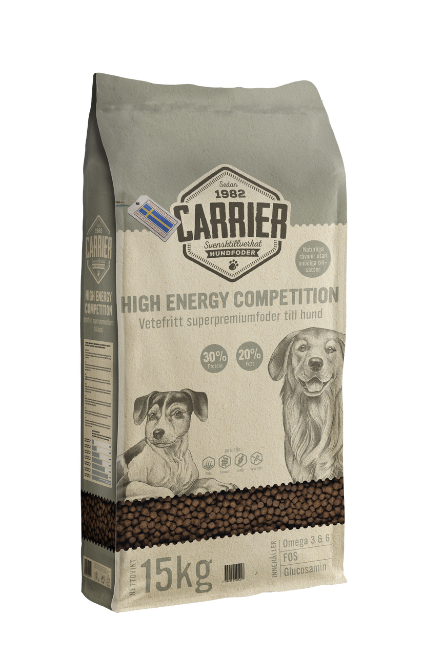 High Energy Competition Hundfoder - 15 kg - Carrier