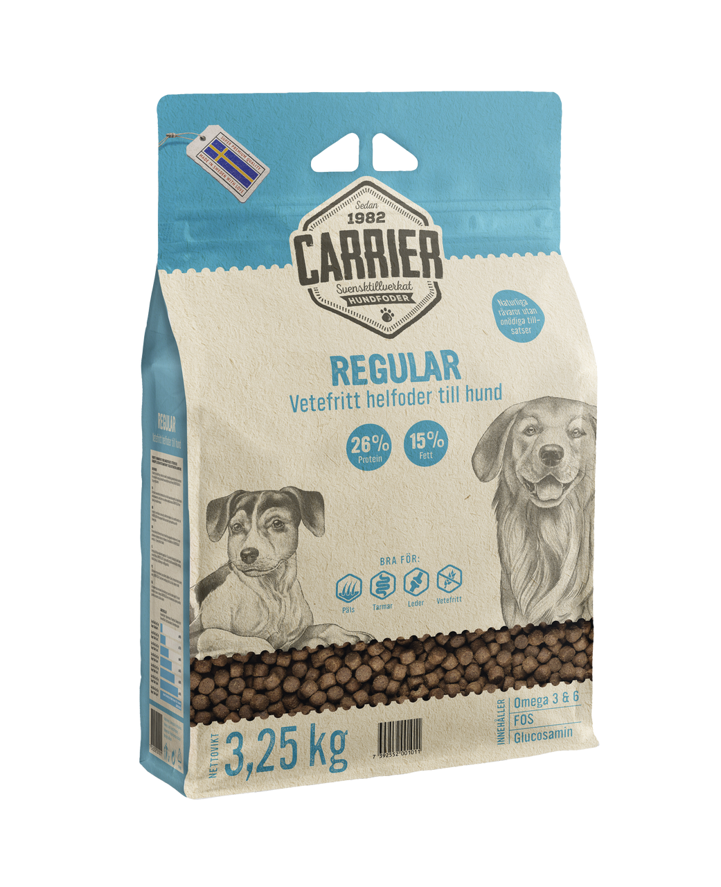 Regular Hundfoder - 3,25 kg - Carrier